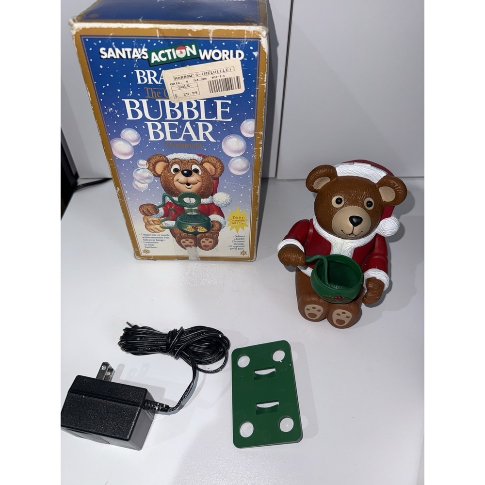 SANTAS ACTION WORLD BRADLEY THE CHRISTMAS BUBBLE BEAR‎